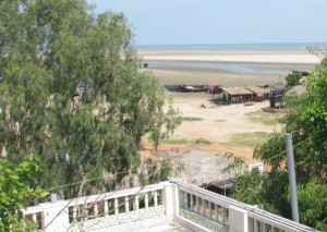 View from Talsari Hotel