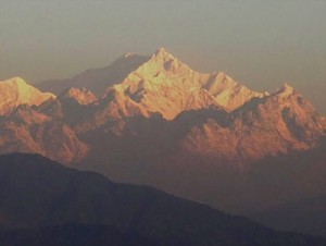 Mt Kanchenjungha from Charkol