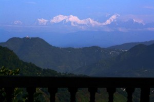 View of Kanchenjunga from Chotta Mangwa homestay