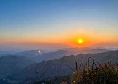 sunset from gidda pahar